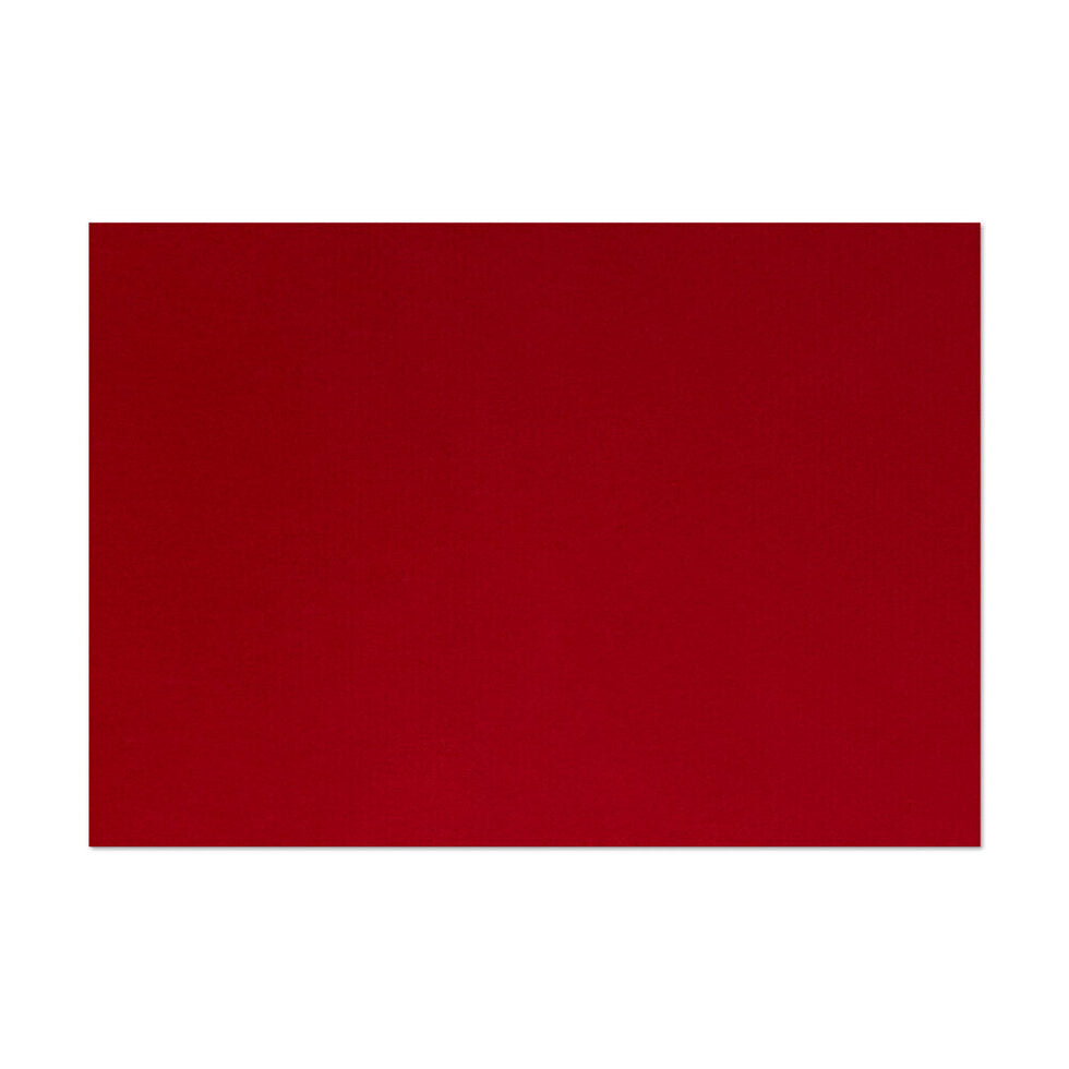 Craft Felt 3mm Thick Sheet Red 42 x 60cm
