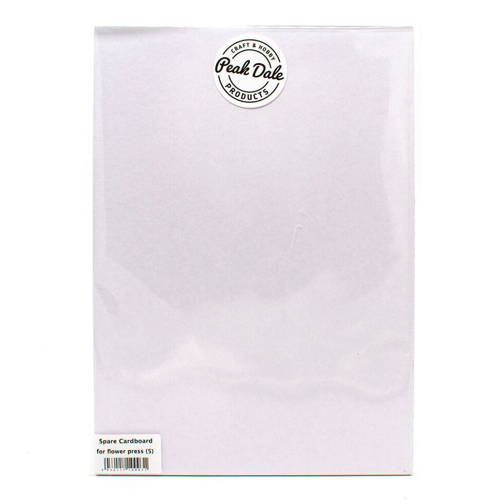 Spare Cardboard for Flower Press Pack of 5