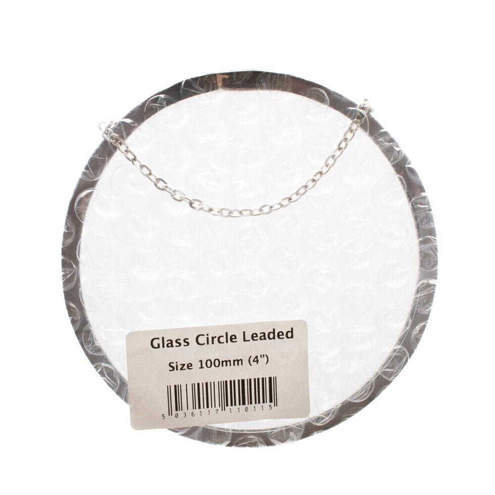 Glass Circle 100mm LEADED
