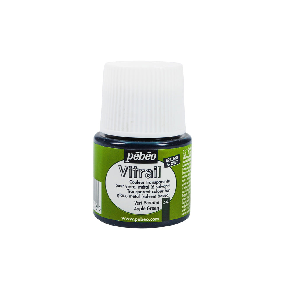 Glass Paint Vitrail APPLE GREEN 45ml