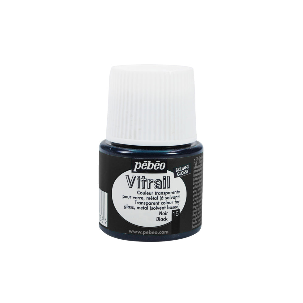 Glass Paint Vitrail BLACK 45ml