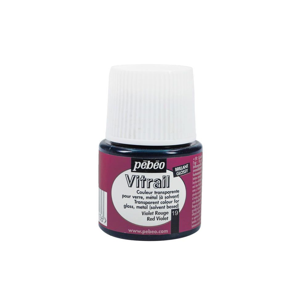 Glass Paint Vitrail RED/VIOLET 45ml