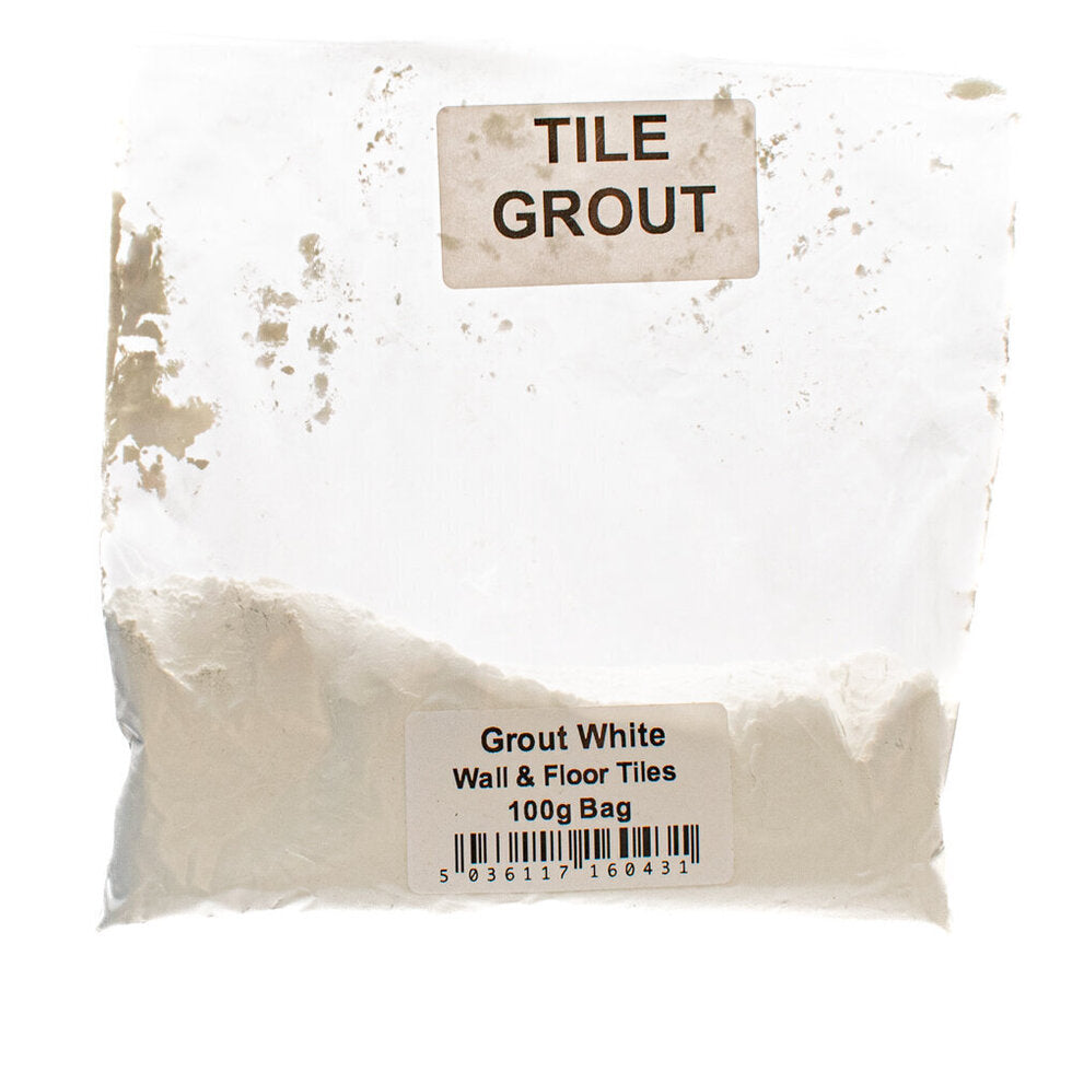 Grout White Wall & Floor Tiles 100g Bag