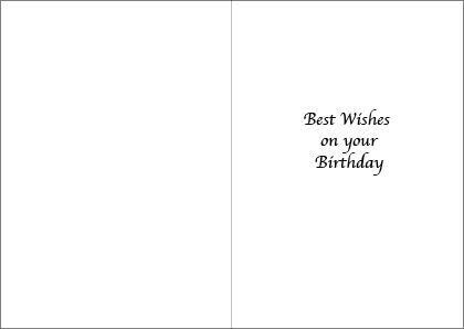 Greeting Sheet Best Wishes Pack of 10