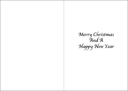 Greeting Sheets Xmas Pack of 10