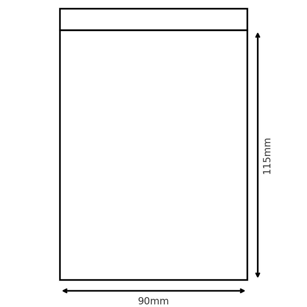 GSB-4 Gripseal Bag 90 x 115mm Pack of 100