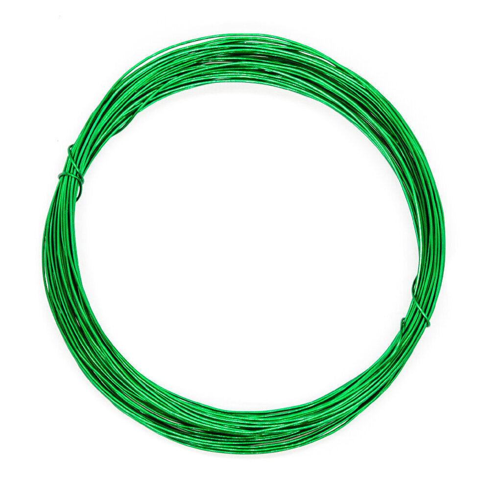 Jewellery Wire Green 0.6mm - 10mt
