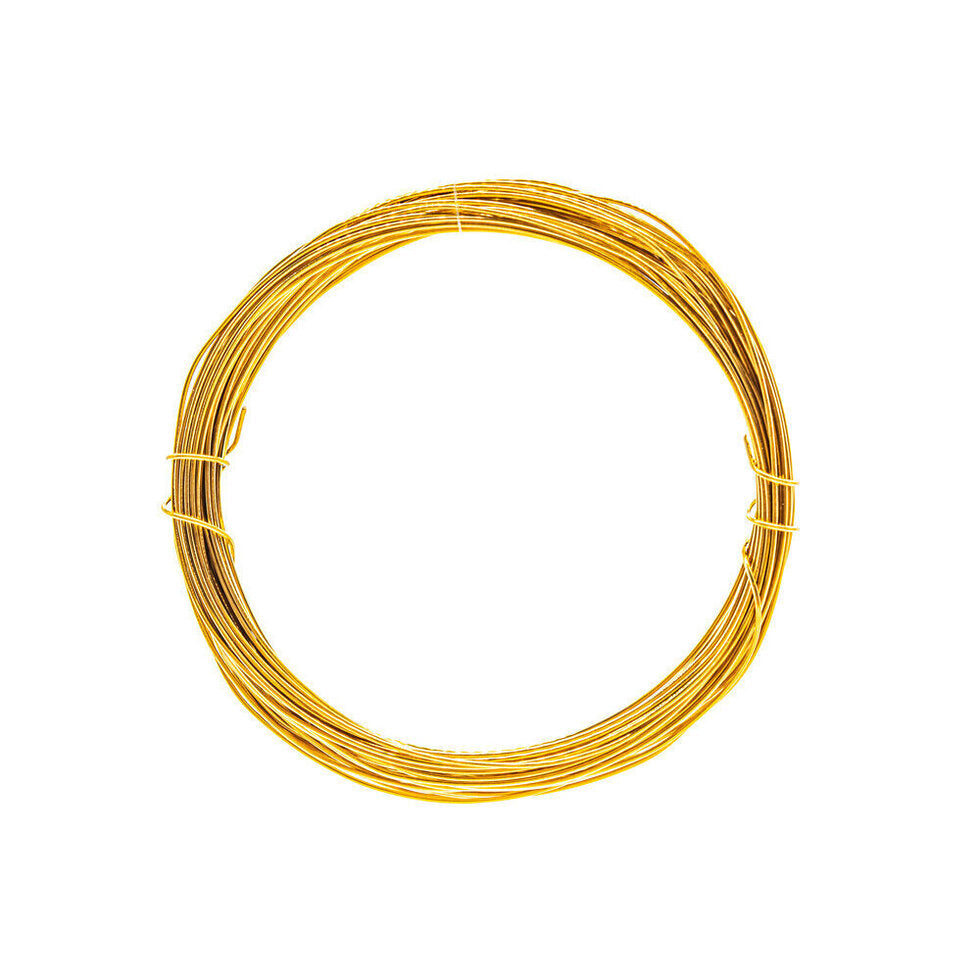 Jewellery Wire Gold Plated 0.4mm - 7mt