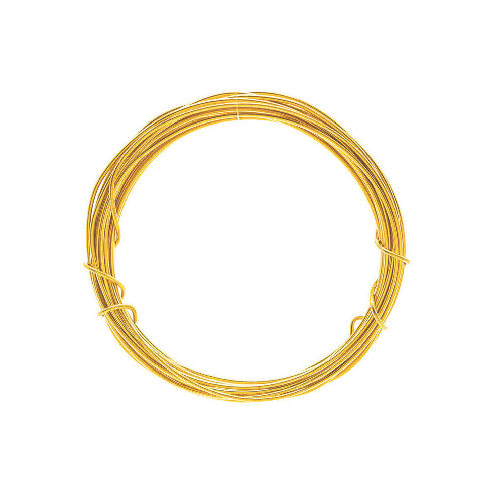 Jewellery Wire Gold Plated 1.0mm - 2mt