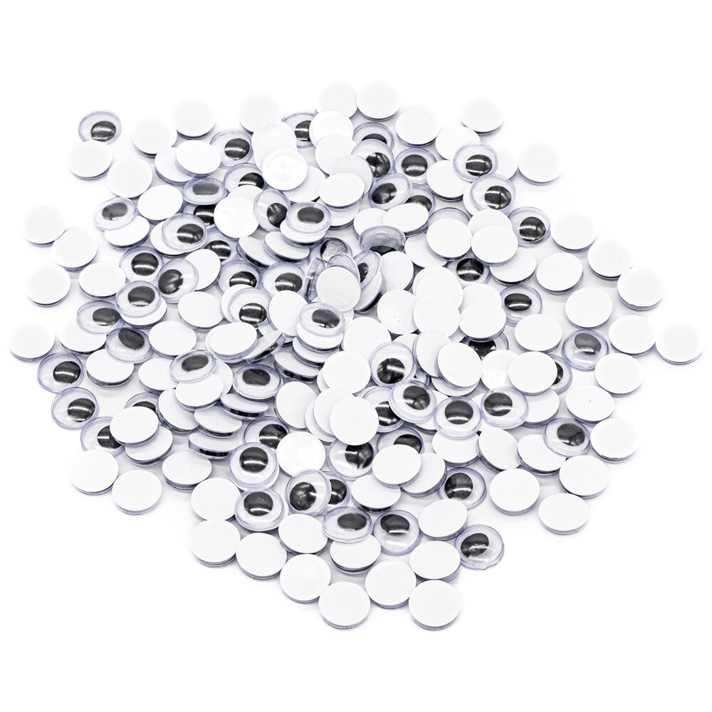 Joggle Eyes 10mm Glue On 100 pair
