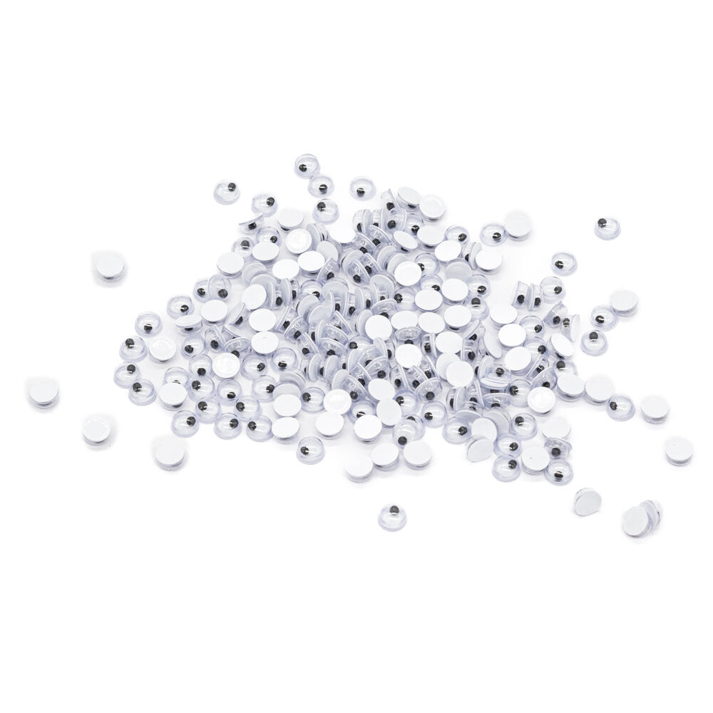 Joggle Eyes 4mm Glue On 100 pair