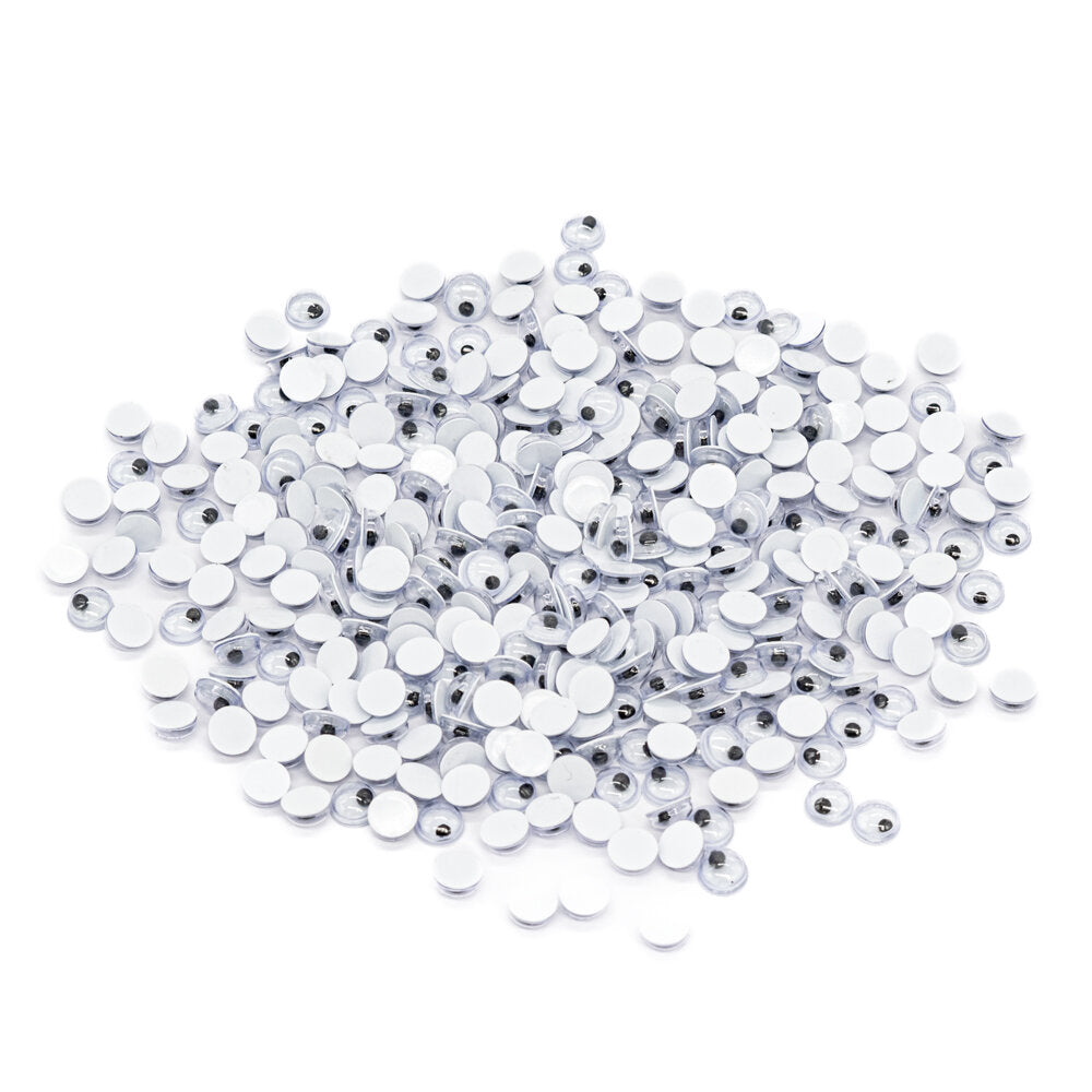 Joggle Eyes 5mm Glue On 100 pair