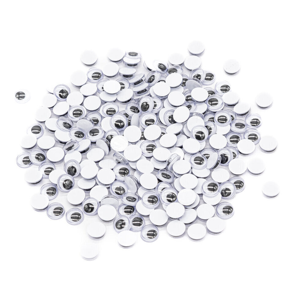Joggle Eyes 7mm Glue On 100 pair
