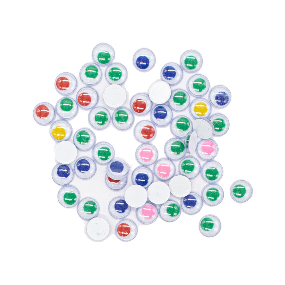 Joggle Eyes Coloured 7mm 25 pair
