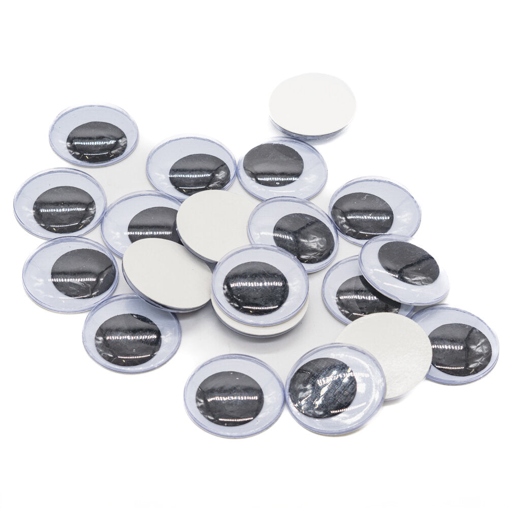 Joggle Eyes SELF ADHESIVE 30mm 10 Pairs