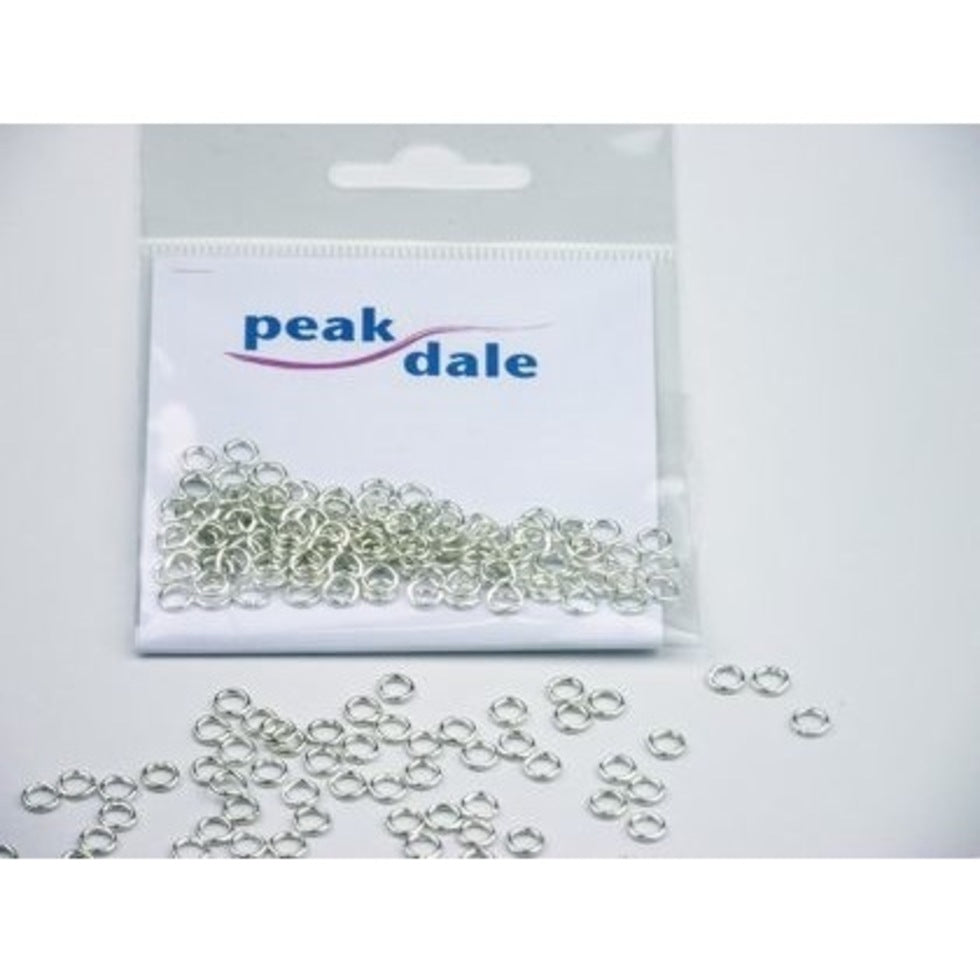 Jump Rings 5mm Silver Plated Pack of 144