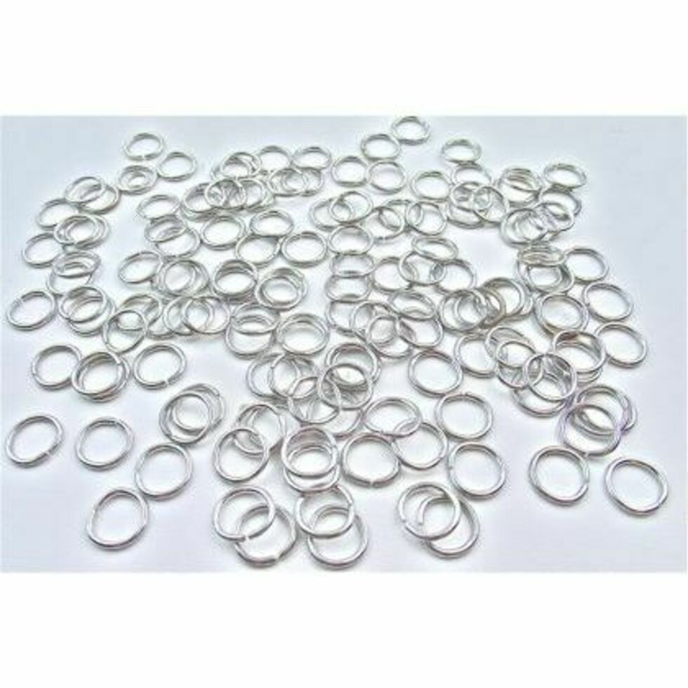 Jump Rings 9mm Nickel Plated Pack of 144