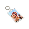 Key Fob Large Clear Plastic each