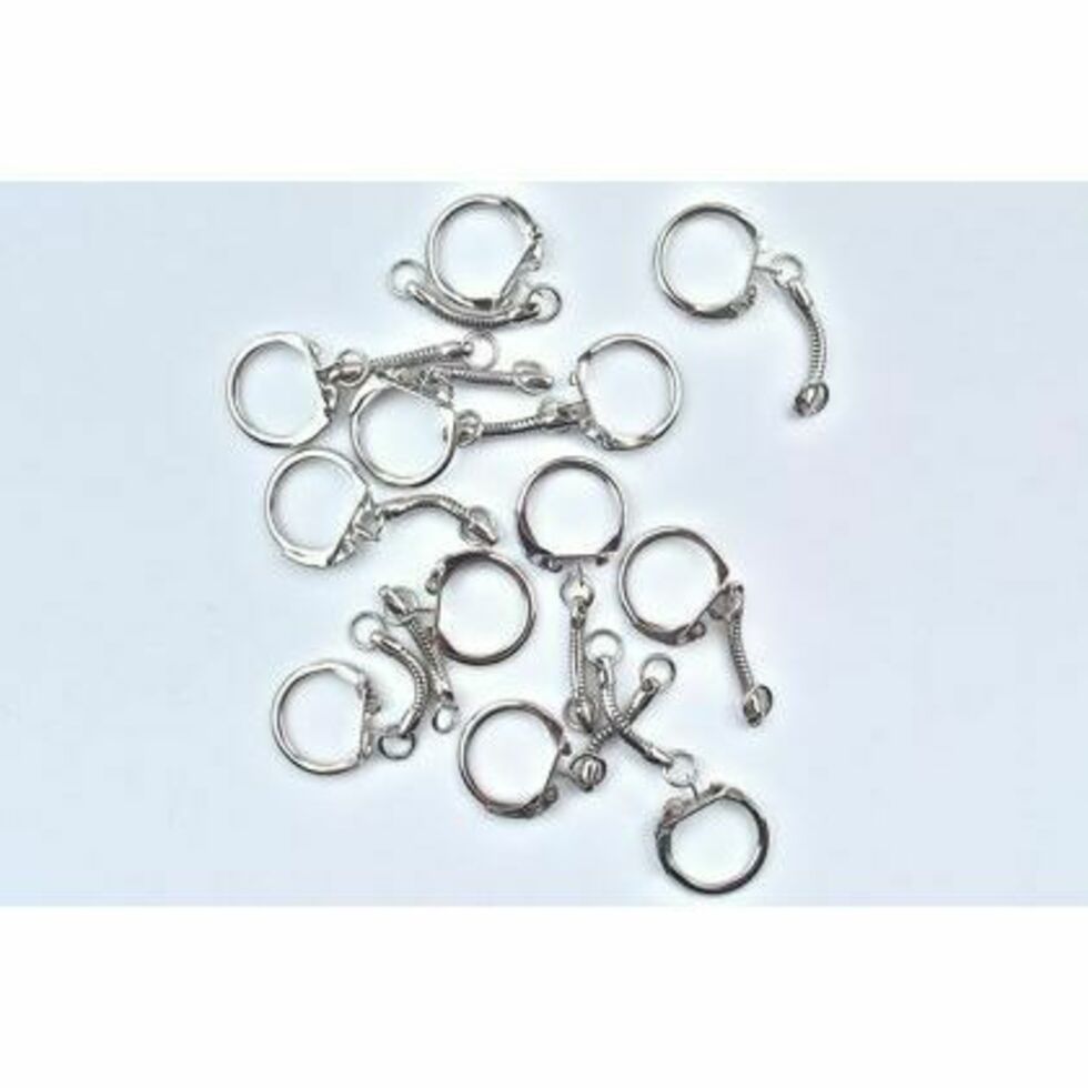 Key Rings Nickel Plated Pack of 100
