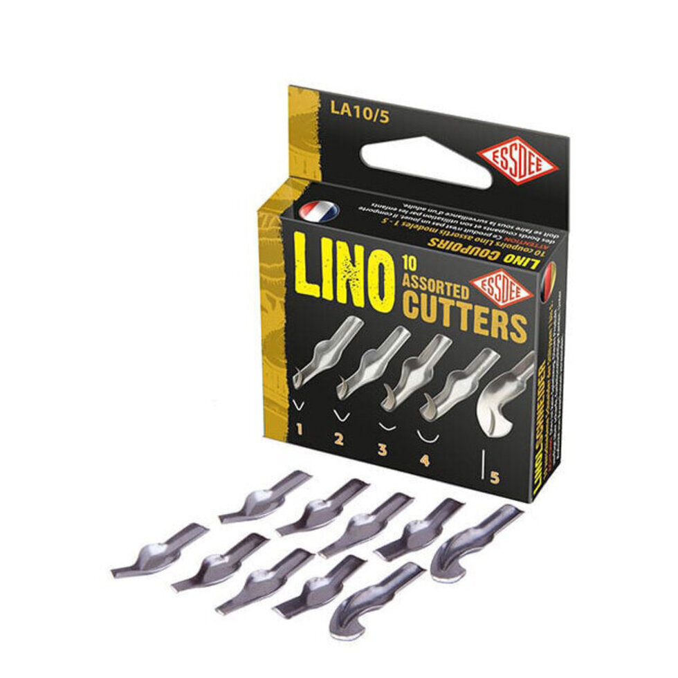Lino Cutter Blades 10 Assorted styles 1 to 5