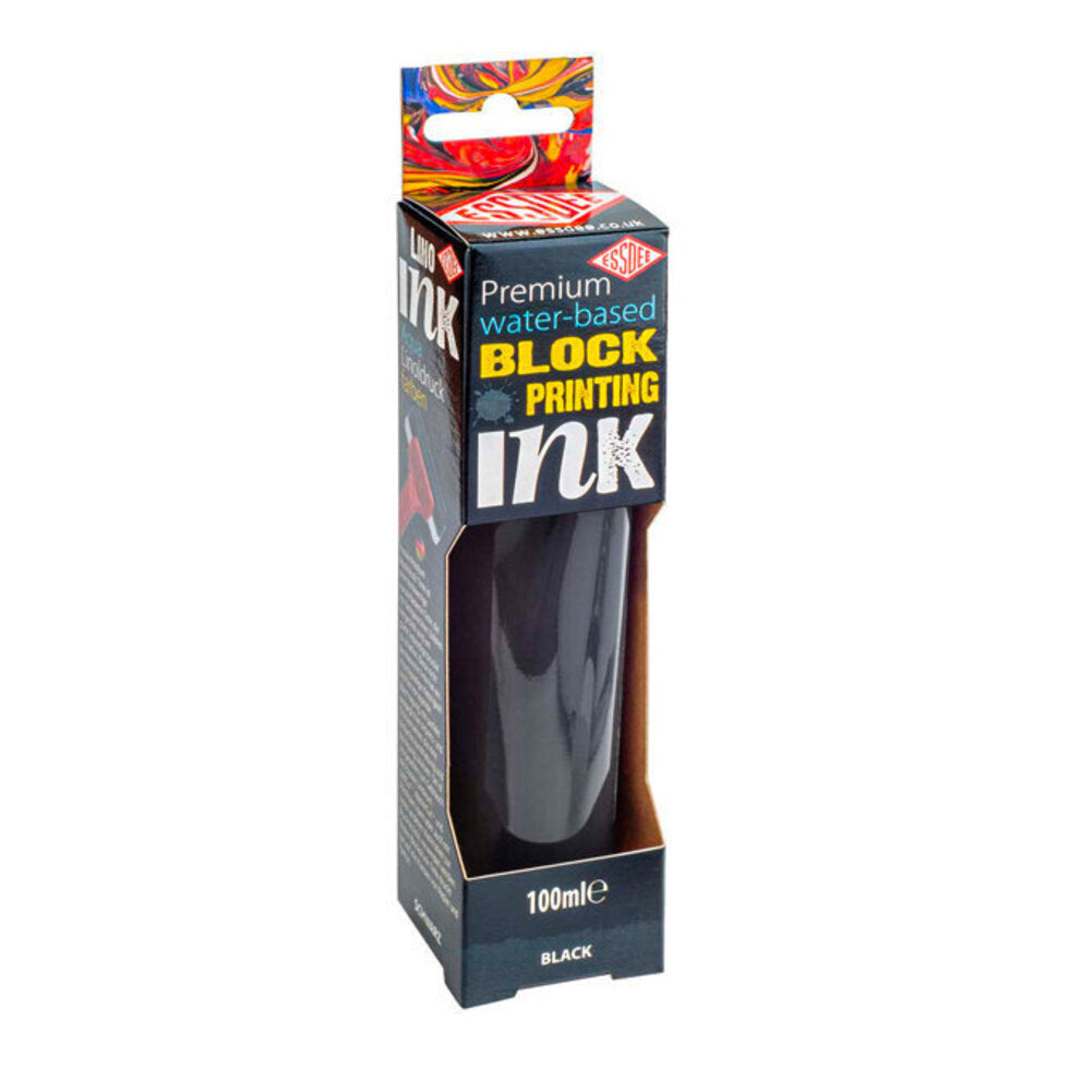 Lino Printing Premium Ink Black 100ml