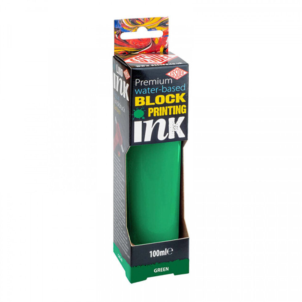 Lino Printing Premium Ink Brilliant Green 100ml