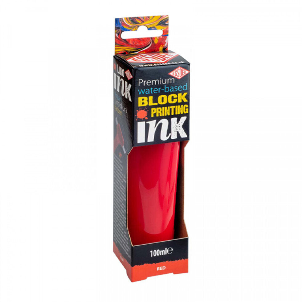 Lino Printing Premium Ink Brilliant Red 100ml