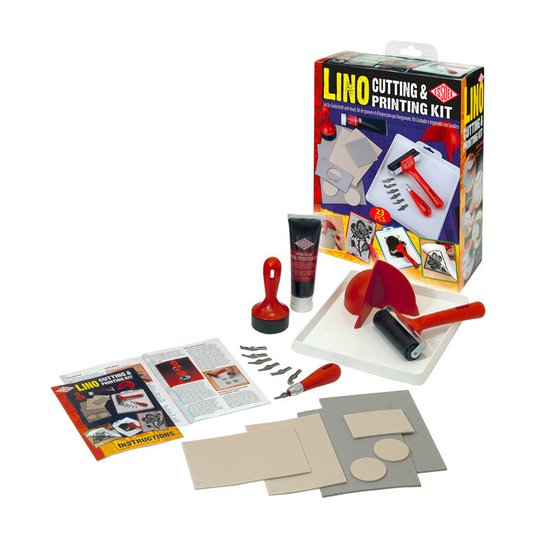 Lino Cutting & Printing Kit 23 pieces