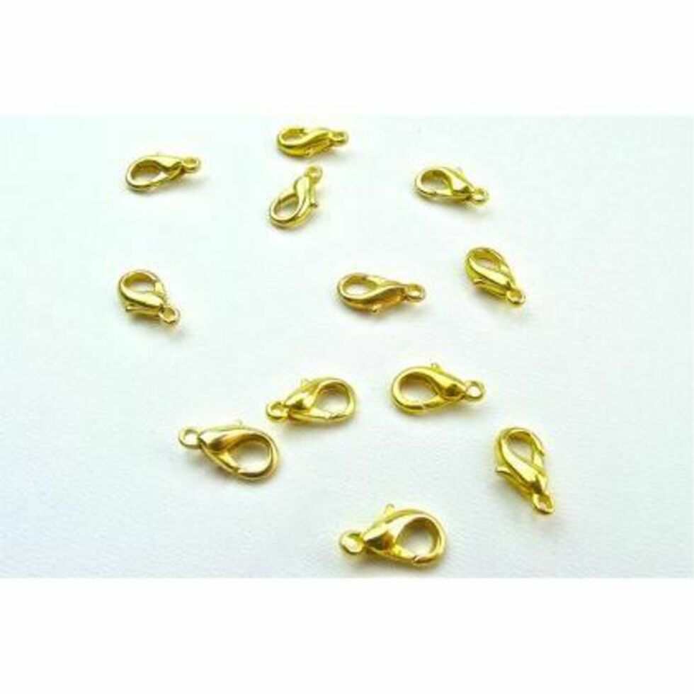 Lobster Clasp Small Gilt Plated Pack of 12