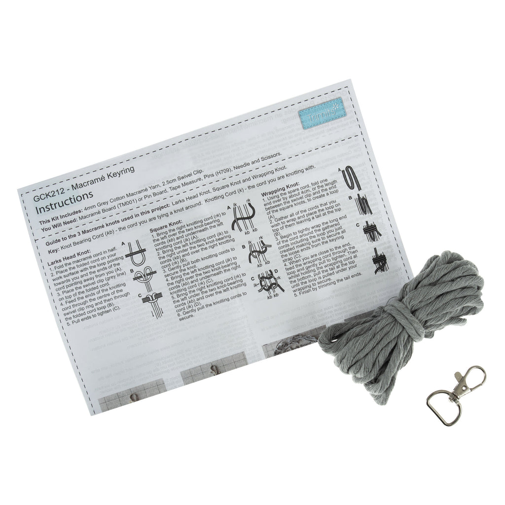 Macrame Kit Key Ring