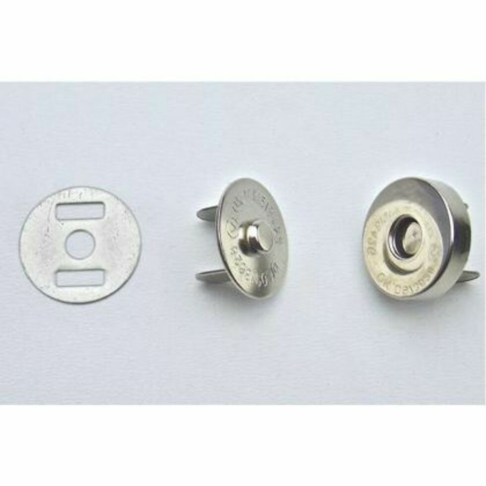 Magnetic Bag Fastener Nickel Plated Pack 4