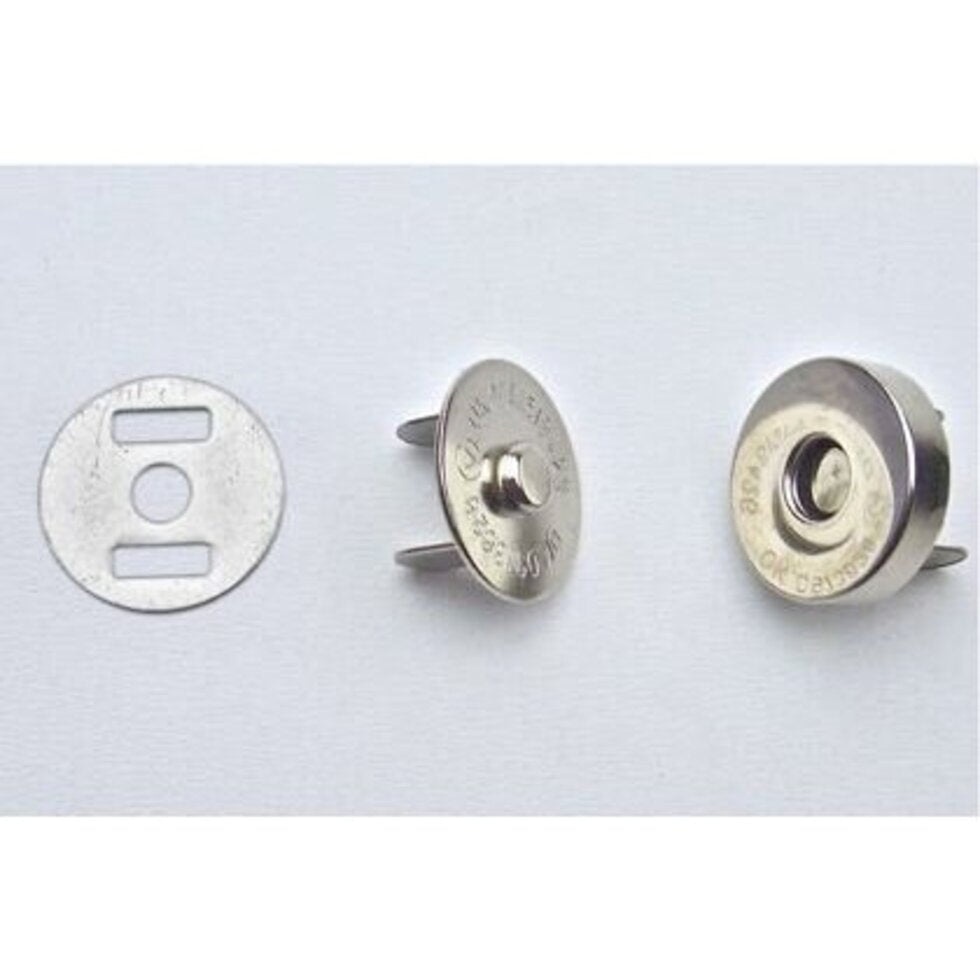 Magnetic Bag Fastener Nickel Plated Pack 100