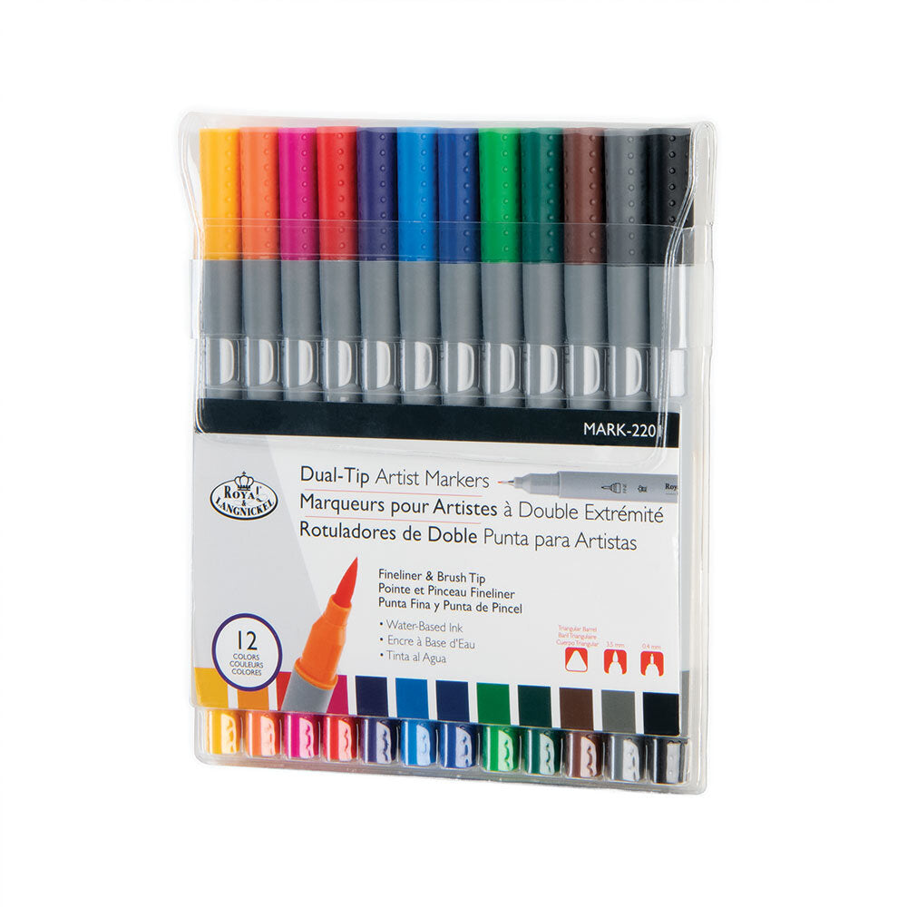 Double ended marker 12 pack