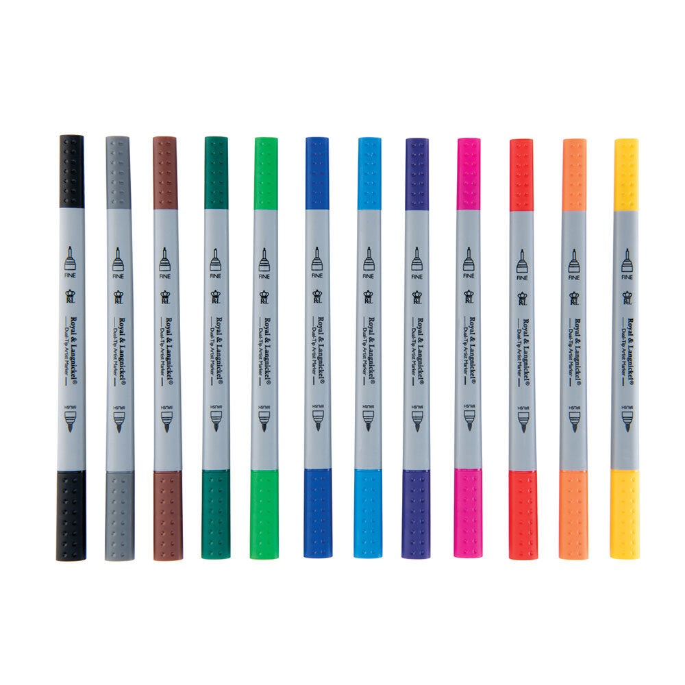 Double ended marker 12 pack