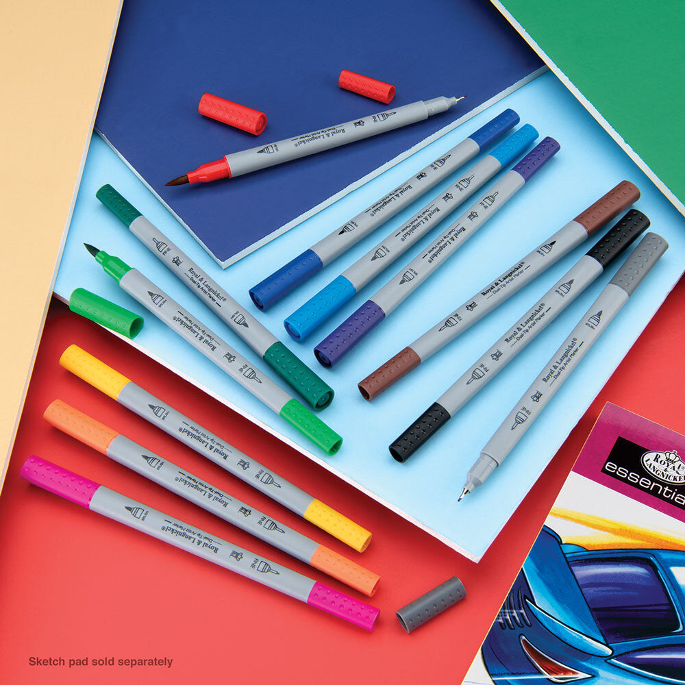 Double ended marker 12 pack
