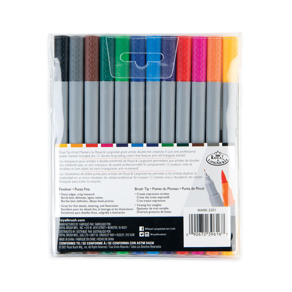 Double ended marker 24 pack