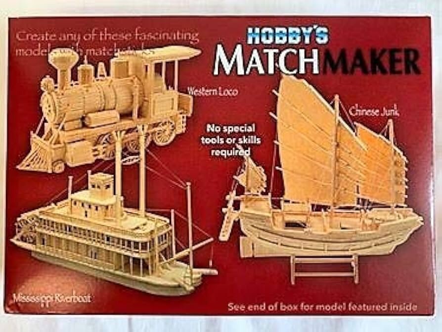 Matchstick Kit Western Locomotive