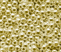 Beads Metal Gilt Plated 3mm Pack of 100