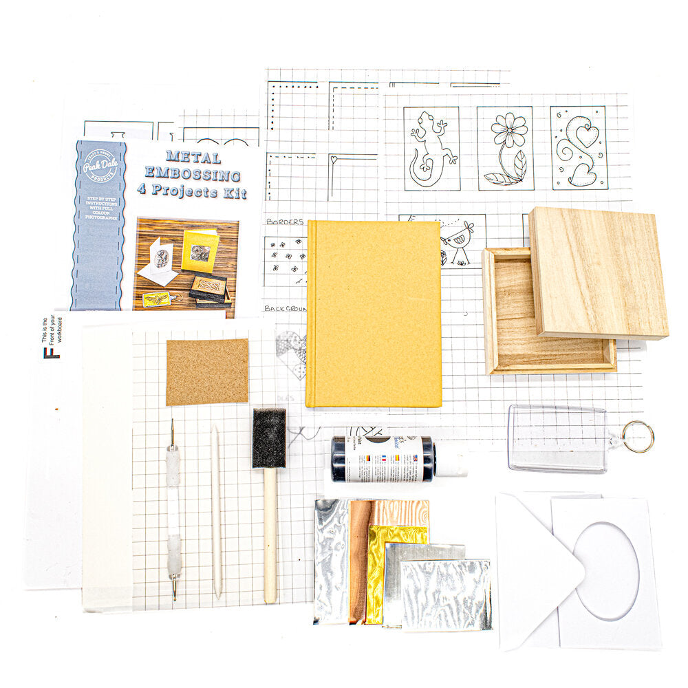 Metal Embossing Kit - Beginners Kit 4 Project