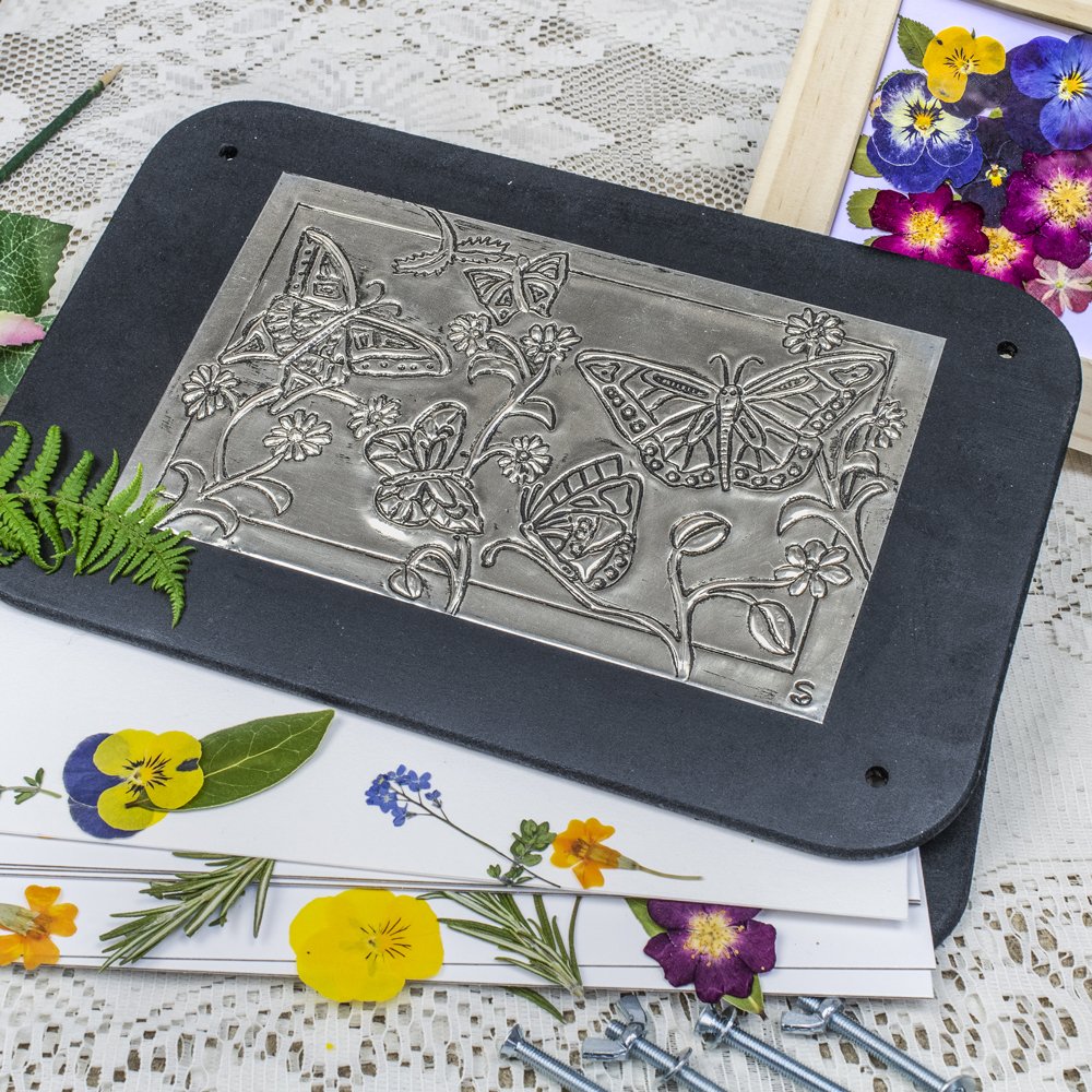 Metal Embossing Kit - Flower Press