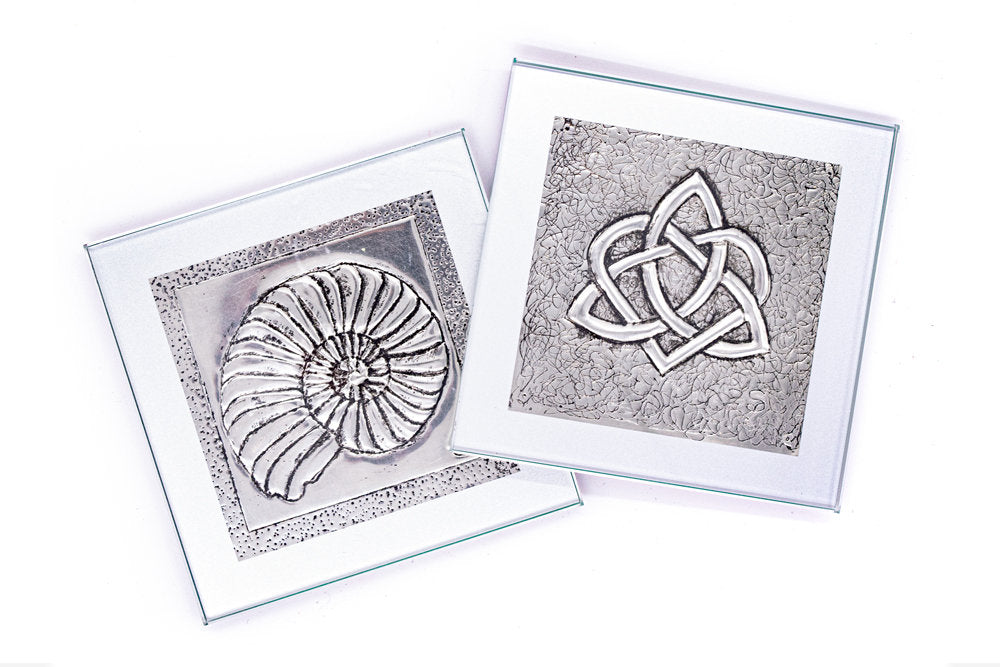 Metal Embossing Kit - Glass Coaster
