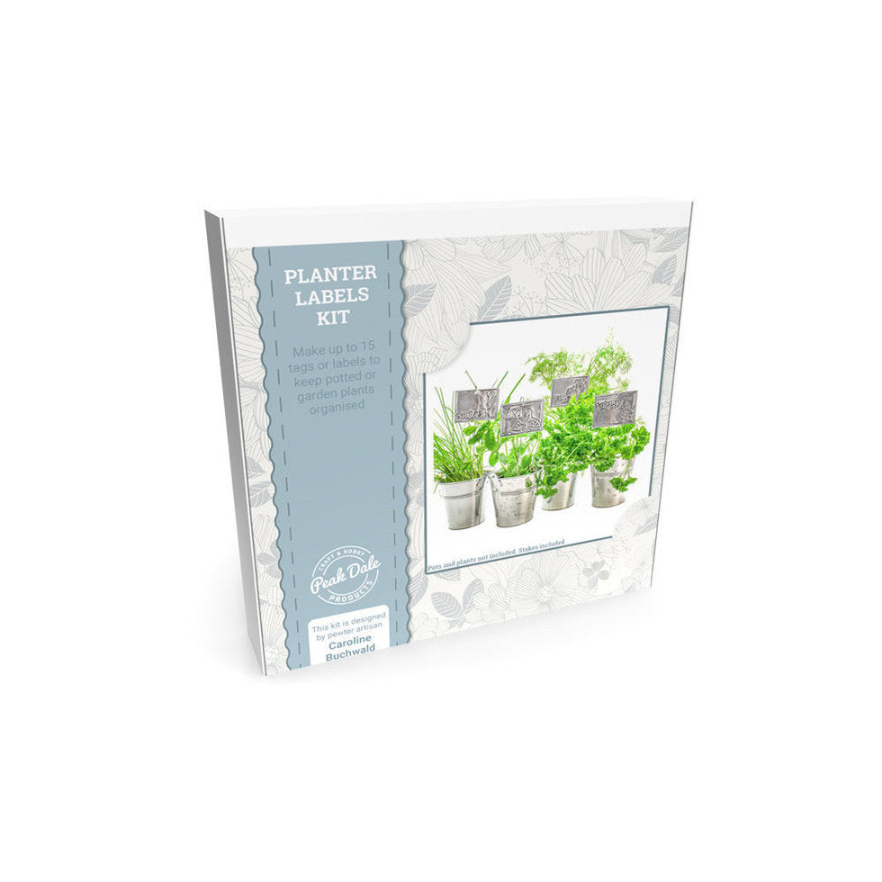 Metal Embossing Kit - Planter Labels