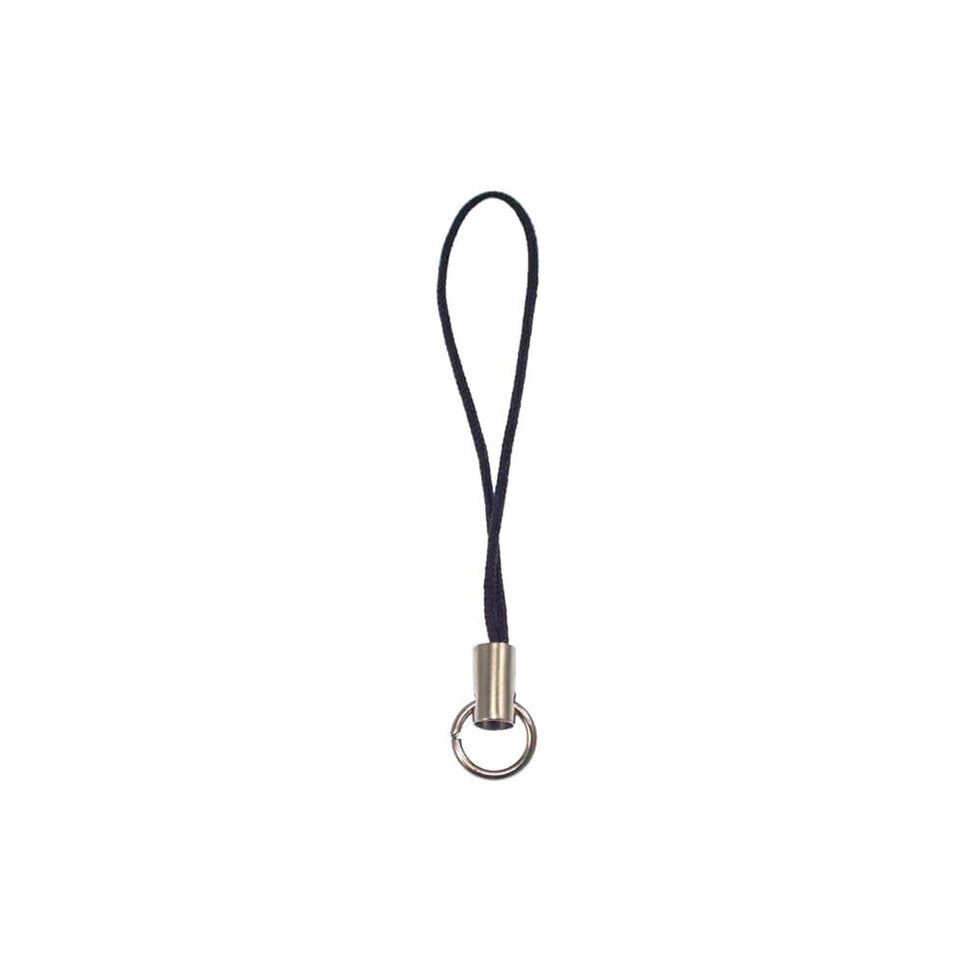 Mobile Phone Cord BLACK Pack of 10