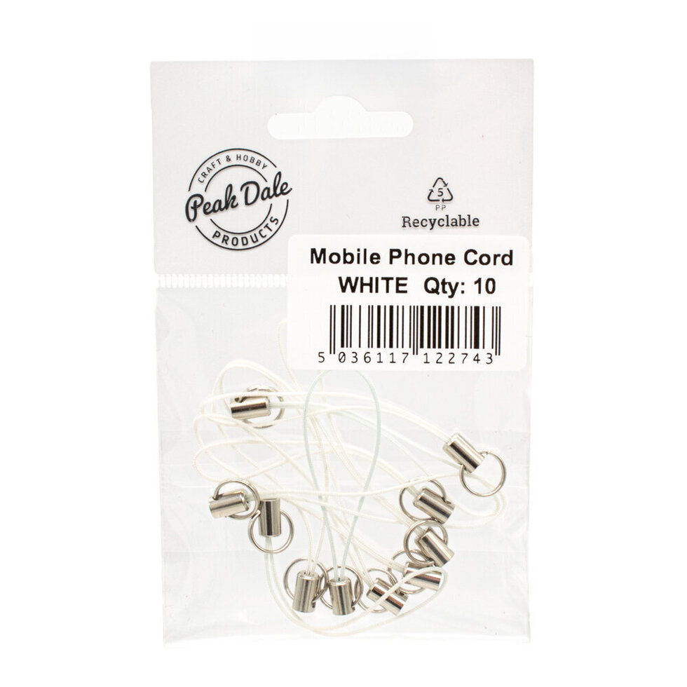 Mobile Phone Cord WHITE (10)