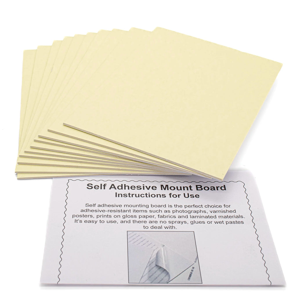 Mount Board Self Adhesive 5x7inch Pack 10
