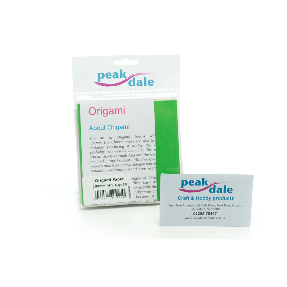 Origami Paper 100mm (4inch) Pack 50