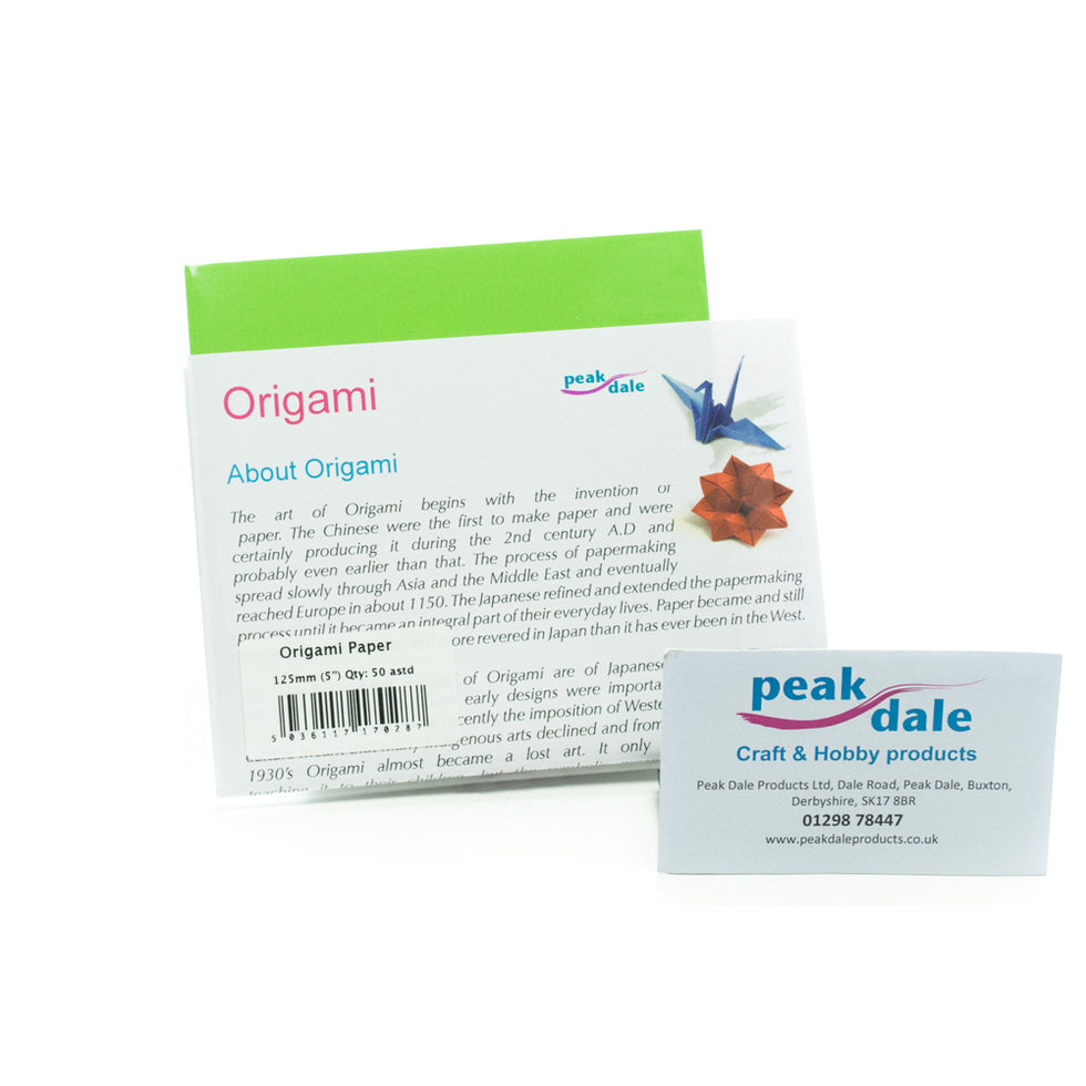 Origami Paper 125mm (5inch) Pack 50