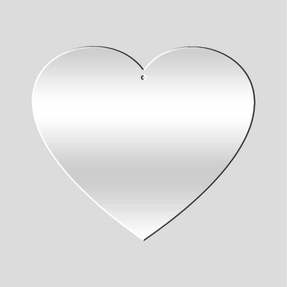 P102 Disc 37mm Heart Pen Pack 10