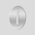 P5 Brooch 43x31mm Oval Pack 10
