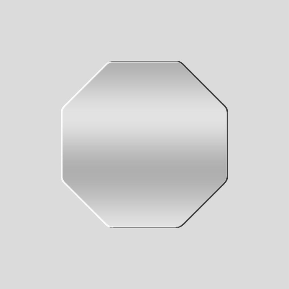 PAD12 Aluminium Disc 37mm Octagon Pack 10